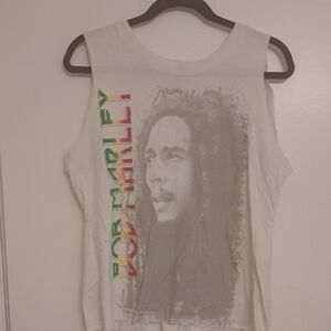 Bob Marley Graphic Art Tank Top